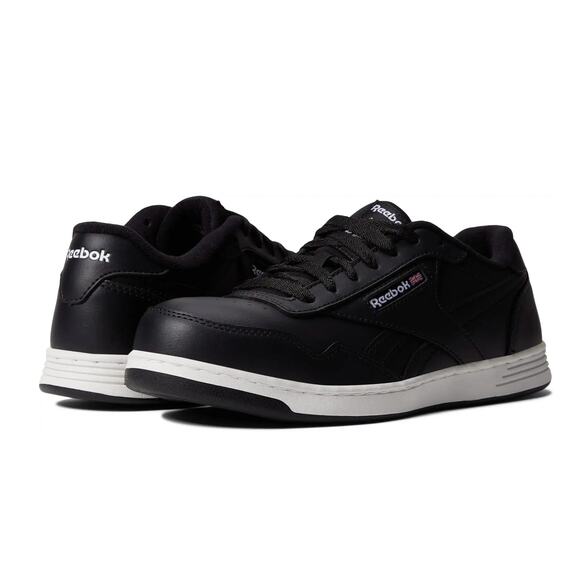 Reebok Womens Club Memt Classic Work Safety Shoes Size 11 Black Comp Toe SR NIB - Picture 1 of 3
